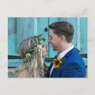 Wedding Postcard with 2 Photos