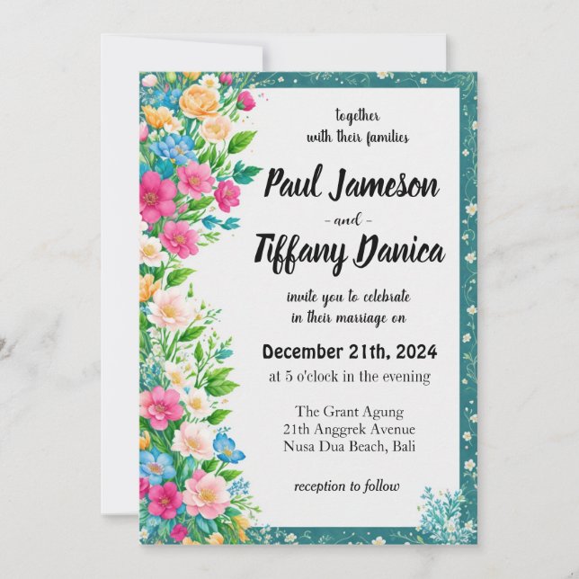 Wedding Preparation Made Simple Invitation (Front)