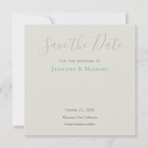 Wedding Professional Design Modern Save the Date