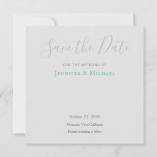 Wedding Professional Design Modern Save the Date Thank You Card