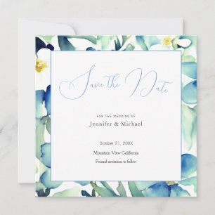 Wedding Professional Minimalist Cute Floral Save The Date