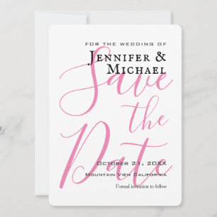 Wedding Professional Minimalist Modern Save The Date
