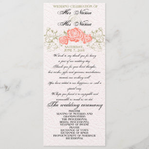 Wedding program