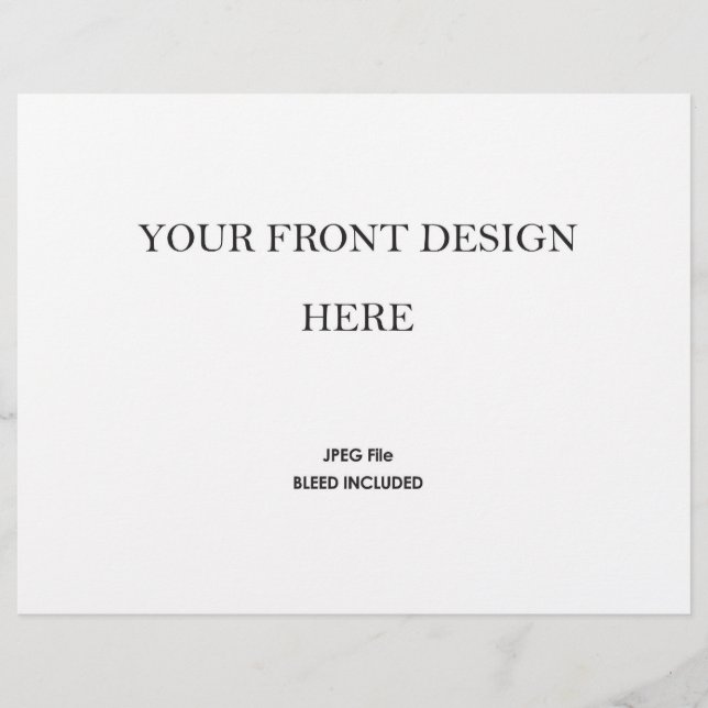 Wedding Program Booklet Printing 5.5x8.5" (Front)