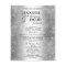Wedding Program | Soft Silver Glitter Look
