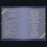 Wedding program template (three)<br><div class="desc">A "wedding program" with fully customisable templates enabling you to create the perfect program for guests. DESIGN - An elegant see through inlay is trimmed with a faux gold edge and is set against a background that may be changed to any colour of your choice. CUSTOMIZE IT: Add your own...</div>