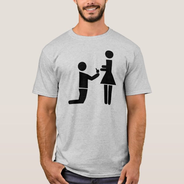 Wedding Proposal T-Shirt (Front)