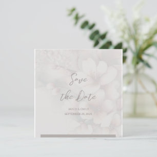 Wedding QR Code Save the Date Invitation