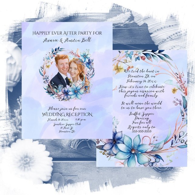 Wedding Reception After Party Celebration  Card (Creator Uploaded)