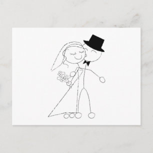 Wedding Reception Dance Kiss Save The Date Announcement Postcard