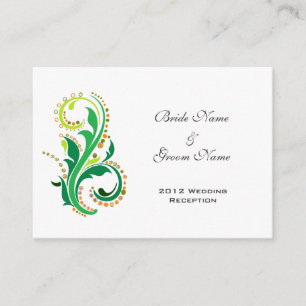 Wedding reception detail cards. enclosure card