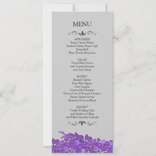 Wedding Reception Menu Cards