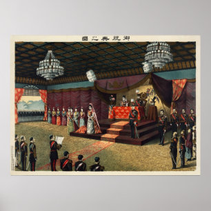 Wedding reception of Crown Prince Yoshihito Poster
