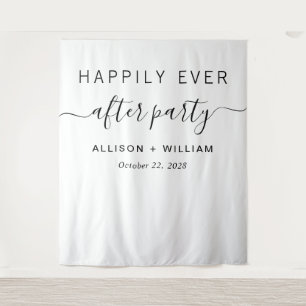 Wedding Reception Photo Booth Tapestry