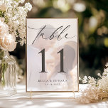 Wedding Reception Photo Table Number<br><div class="desc">Add a heartfelt touch to your reception with our Wedding Reception Photo Table Number cards. These cards elegantly showcase a favourite photo of the couple,  creating a warm,  personalised experience at each table. With a simple,  modern design,  they’re the perfect blend of style and sentiment for your wedding celebration.</div>