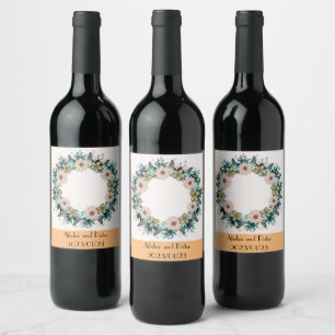 Wedding Reception Rehearsal Wine Elegant Wine Label