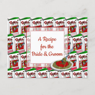 Wedding Recipe Card