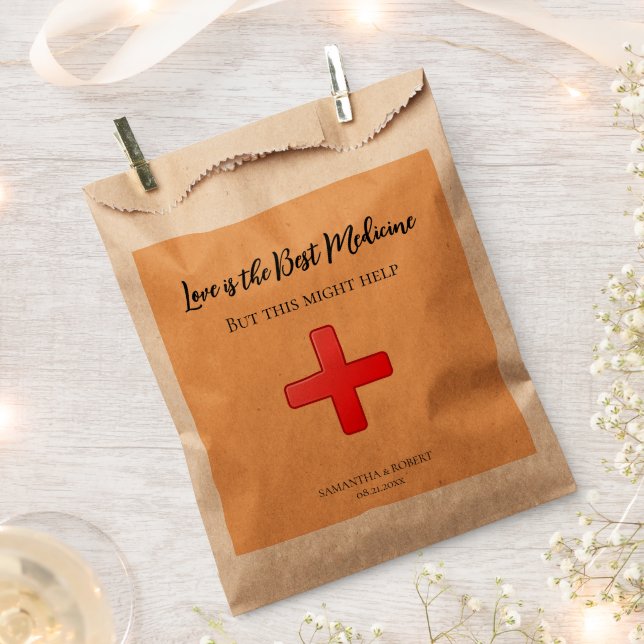 Wedding Recovery Kit Favor Bag (Clipped)