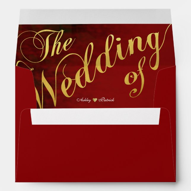 wedding red envelope (Back (Bottom))