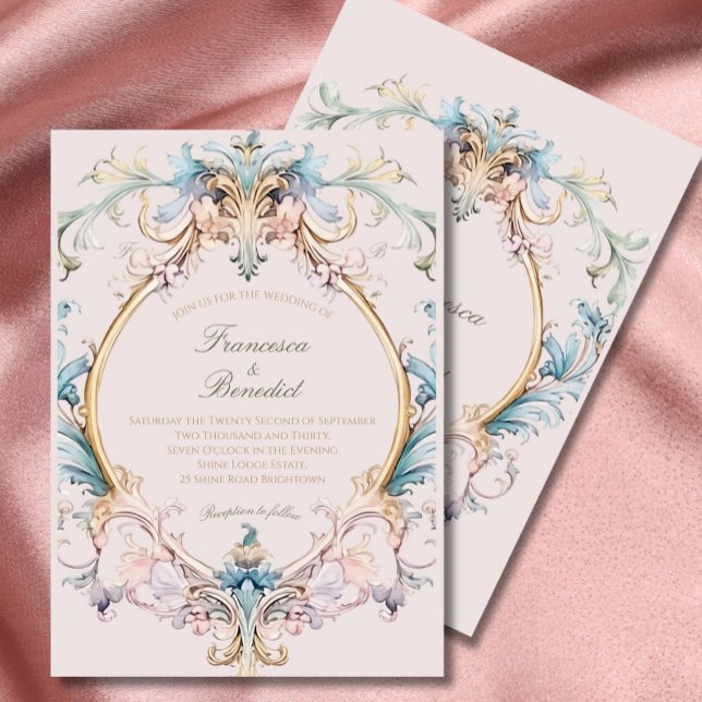 Wedding Regency Elegant Victorian Invitation (Creator Uploaded)