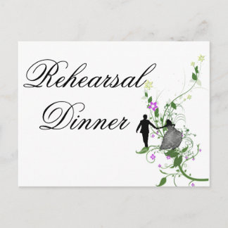 Wedding Rehearsal Dinner Invitation floral