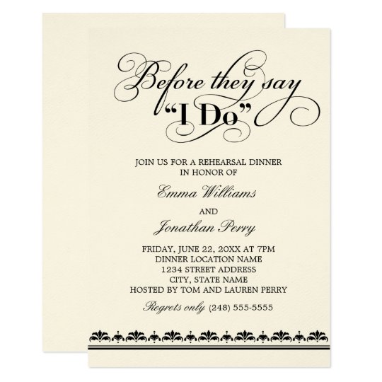 wedding rehearsal dinner invitation wedding vows zazzle com au