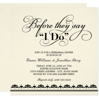 dinner invite