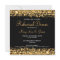 Wedding Rehearsal Dinner Sparkles Gold