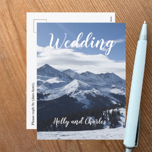 Wedding Reply Postcard