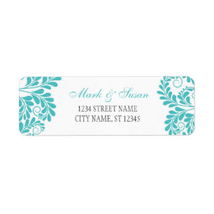 Wedding Return Address Labels 0.75" x 2.25"