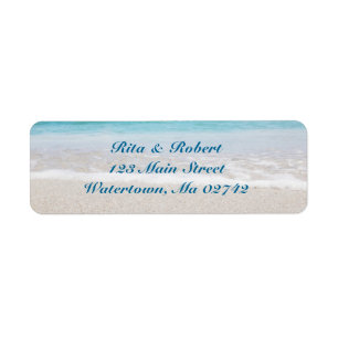 Wedding Return Address Labels - Ocean I