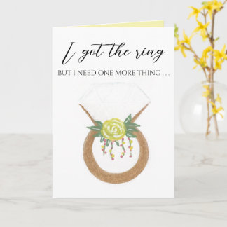 Wedding Ring Card
