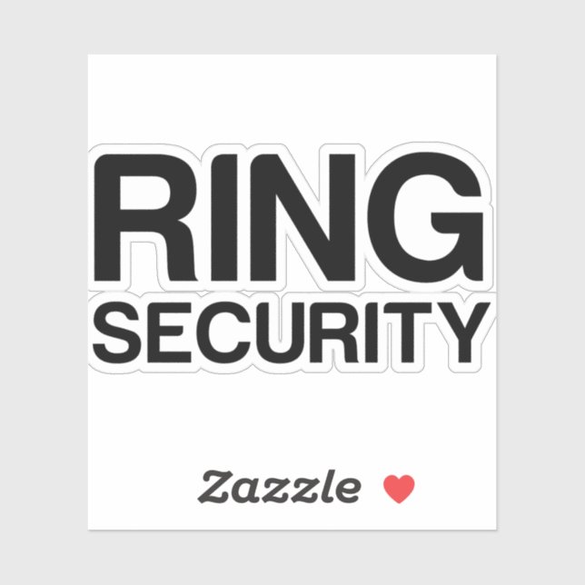 WEDDING RING SECURITY (Sheet)