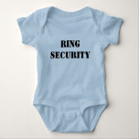 Wedding Ring Security Bridal Party Baby Bodysuit<br><div class="desc">Wedding ring security bodysuit for wedding party.</div>