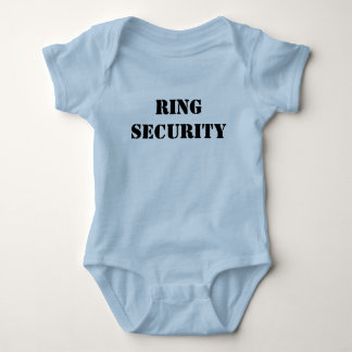 Wedding Ring Security Bridal Party Baby Bodysuit