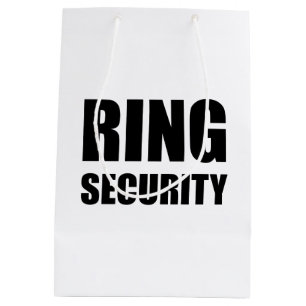 Wedding Ring Security Medium Gift Bag