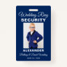Wedding Ring Security Photo Blue Name