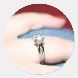 Wedding Ring Sticker - Customisable