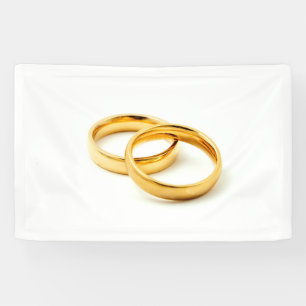 Wedding rings banner
