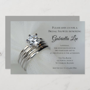 Wedding Rings Bridal Shower Invitation
