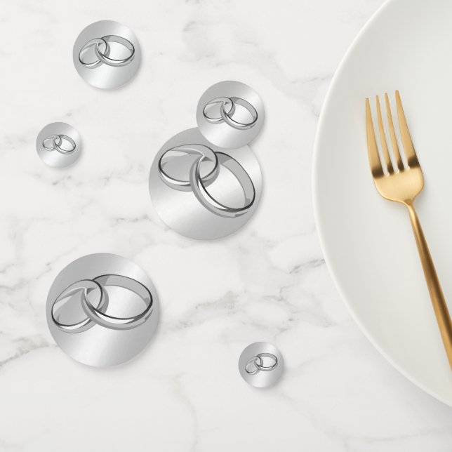 Wedding Rings Confetti (Group)