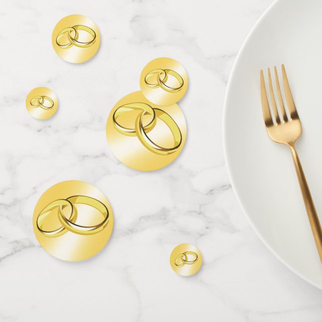 Wedding Rings Confetti (Group)