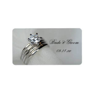 Wedding Rings Favour Tag