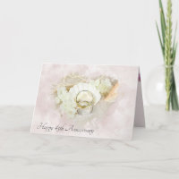 Wedding Rings in Seashell 45th Anniversary