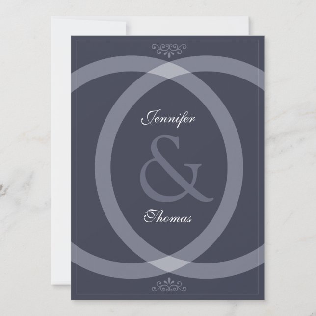 Wedding Rings Invitation (Front)