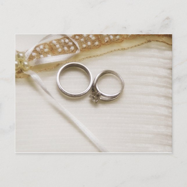 Wedding Rings Postcard (Front)