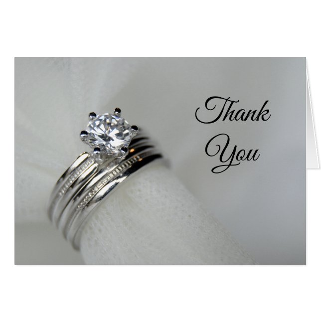 Wedding Rings Thank You (Front Horizontal)