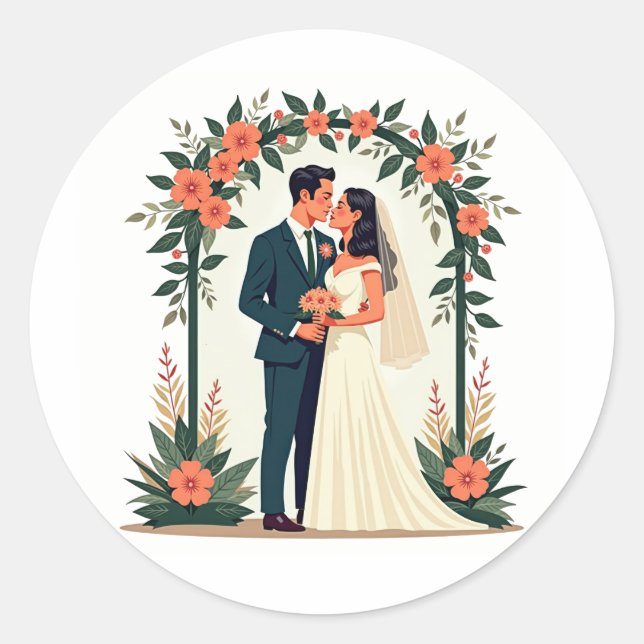 Wedding Romance Stickers (Front)