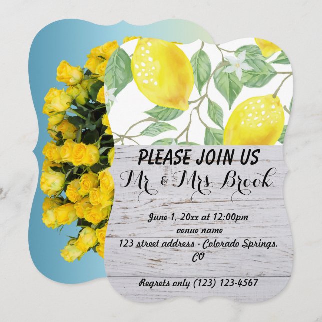 Wedding Romantic Destiny's Destiny Invitation (Front/Back)