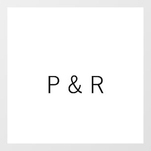 Wedding romantic partner add couple initial letter